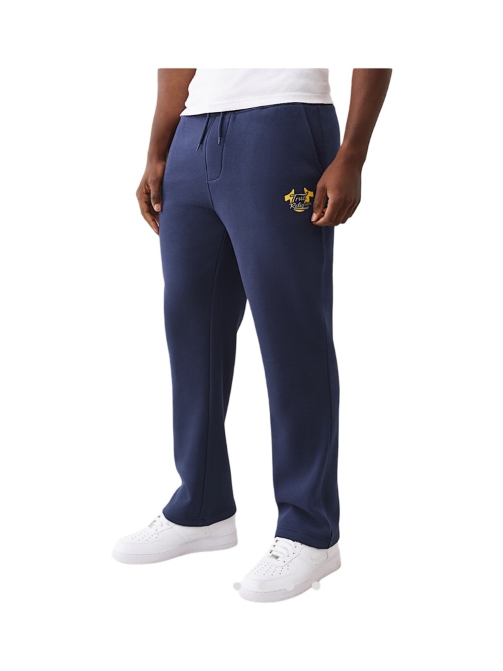 True Religion Men's Overlay Logo Straight Leg Sweatpants NWT Size M